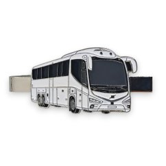 Nyakkendőtű autóbusz Irizar i8 15M - fehér