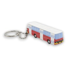 Přívěšek na klíče autobus Ikarus 260 - červený