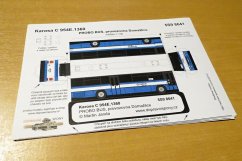 Paper model bus Karosa C954E PROBO BUS Domažlice
