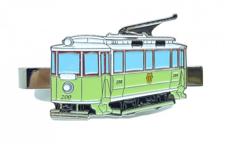 Tie clip historical tram 200