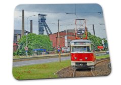 Podložka pod myš - tramvaj T2 v Ostravě