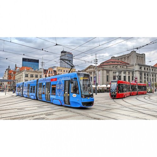 Kubek - tramwaje Pesa w Katowicach