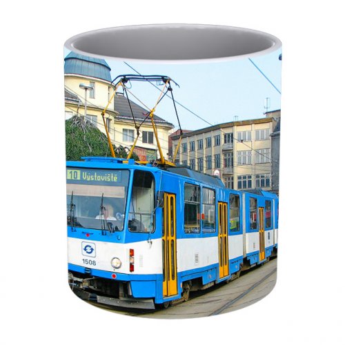 Hrnek - tramvaj ČKD Tatra KT8D5 Ostrava