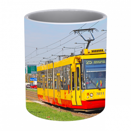 Hrnek - tramvaj Konstal 116Na ve Varšavě