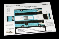 Model kartonowy autobus Irisbus Arway 12,8M PROBO BUS Domažlice
