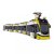 Tie clip tram Pesa Krakowiak - yellow