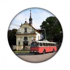 Przypinka 1402: trolejbus Škoda 9Tr
