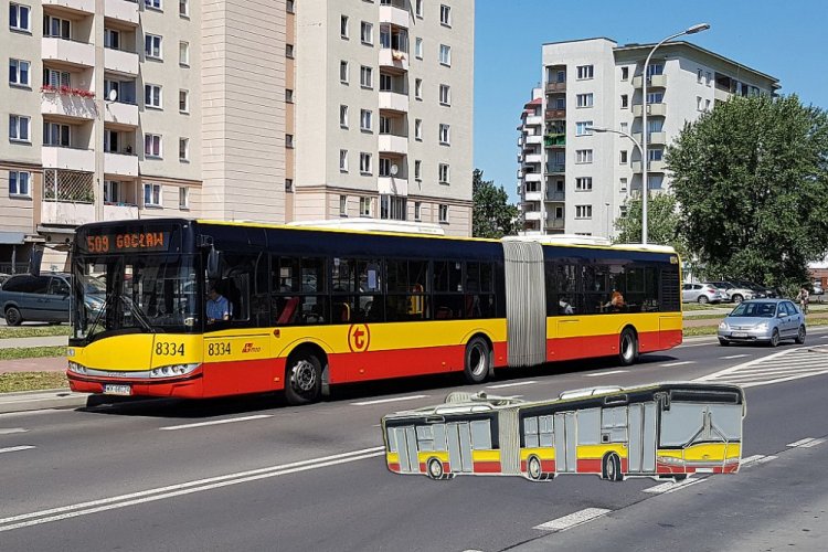 Tie clip bus Solaris Urbino 18 Warszawa