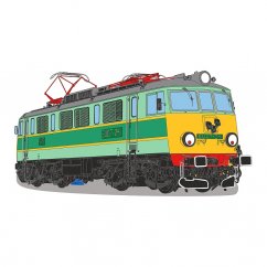 Grafika - lokomotiva EU07