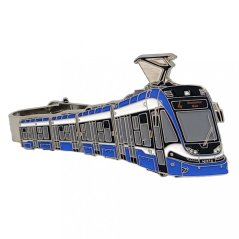 Tie clip tram Pesa Krakowiak - blue
