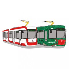 Koszulka - tramwaje EVO2 "Drak" Brno