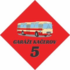 Fensterschild - Betriebshof Kačerov