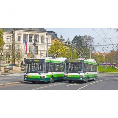 Bögre - trolibuszok Škoda 21Tr Plzeň