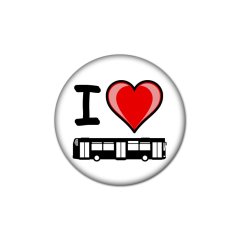 Button 1007: I love bus