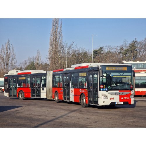 Kravatová spona autobus Iveco Urbanway 18 Hybrid Praha