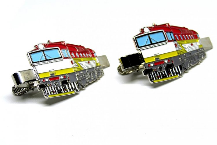Tie clip locomotive 754 - version C