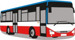 Párna - autóbusz Iveco Crossway