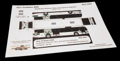 Model kartonowy autobus Den Oudsten B96 Sokolov