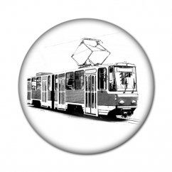 Przypinka 1215: tramwaj KT4D
