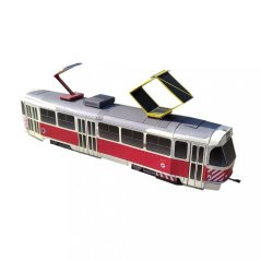 Vystřihovánka tramvaj ČKD Tatra T3M - sněhový pluh