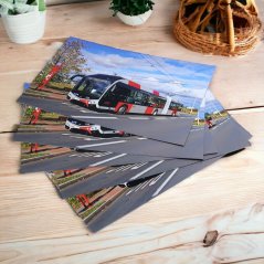 Postcard: Trolleybus SOR TNS 18 Prague