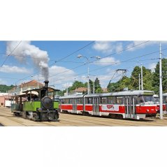 Hrnek - parní tramvaj Caroline