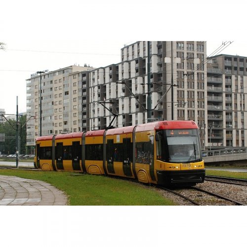 Tie clip tram Pesa Swing - Warszawa