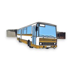 Kravatová spona autobus Karosa C743 - hnědá