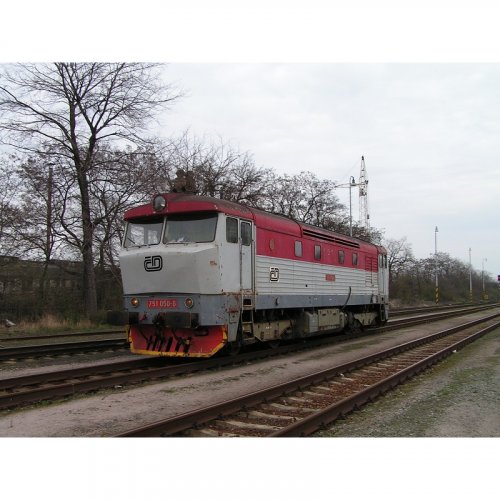 Naklejka lokomotywa 749 - szerokość 27 cm - Kolor: Biała