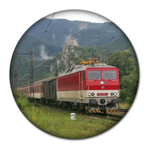 Przypinka 1628: lokomotywa 163