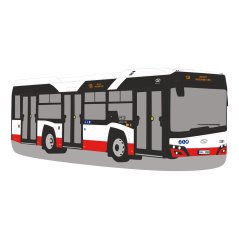 Grafika - Solaris Urbino 10.5 IV - régi festék