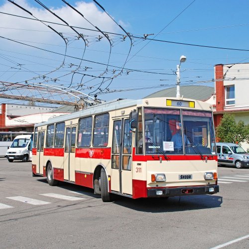 Coaster - trolleybus Škoda 14Tr Pardubice