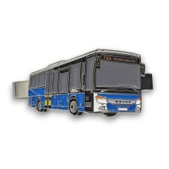 Kravatová spona autobus Setra S415 LE - modrá