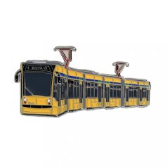 Kravatová spona tramvaj Siemens Combino Budapešť