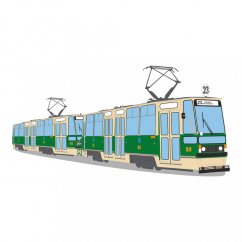 Triko - tramvaj Konstal 105N Poznaň