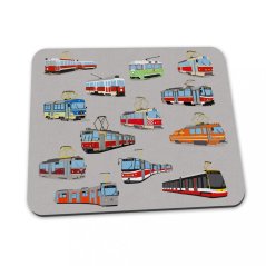 Podložka pod myš - různé tramvaje