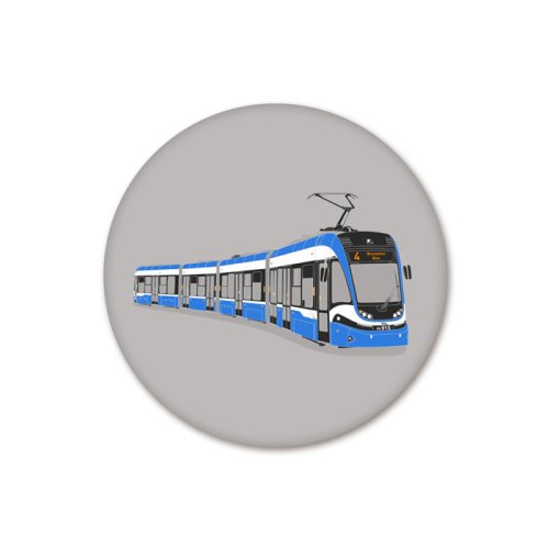 Grafika - Pesa Krakowiak - modrá