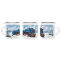 Plecháček - lokomotiva 498.022 Albatros - vánoční motiv