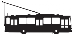 Naklejka Škoda 14Tr - szerokość 15 cm