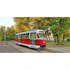 Kubek - tramwaj Konstal 13N w Warszawie