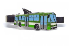 Tie clip trolleybus Škoda 14Tr - Plzeň