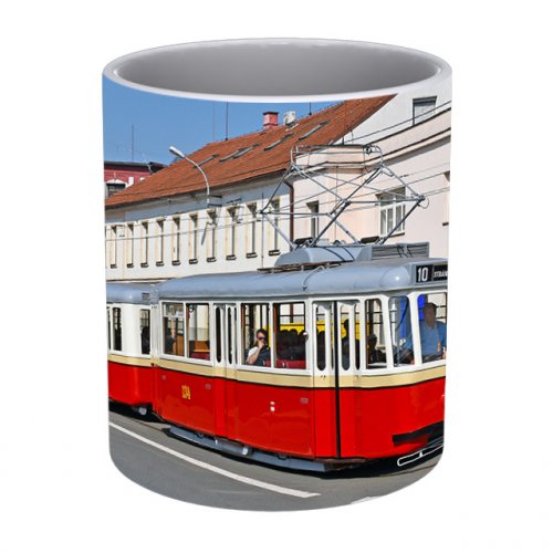 Hrnek - brněnská historická tramvaj "Plecháč"