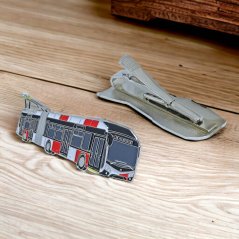 Tie clip trolleybus SOR TNS 18 Praha