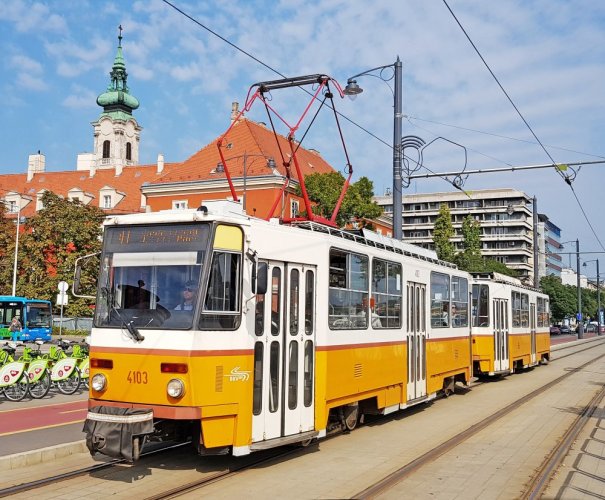 Mauspad - Straßenbahn ČKD Tatra T5C5 Budapest