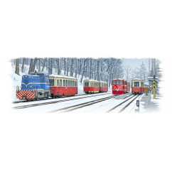 Enamel mug - JHMD railway station