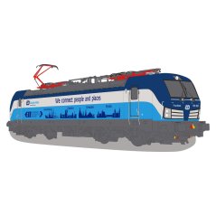 Grafika - Siemens Vectron ČD - városok