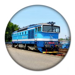 Przypinka 1613: lokomotywa 754