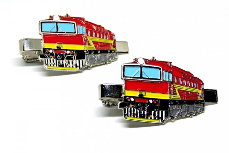 Krawattenklammer Lokomotive 754 - Ausführung D