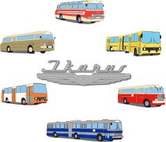 Kissen - Ikarus Busse