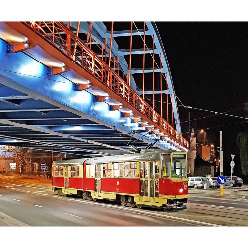 Podložka pod myš - tramvaj Konstal 102N "Strachotek" ve Wroclawi